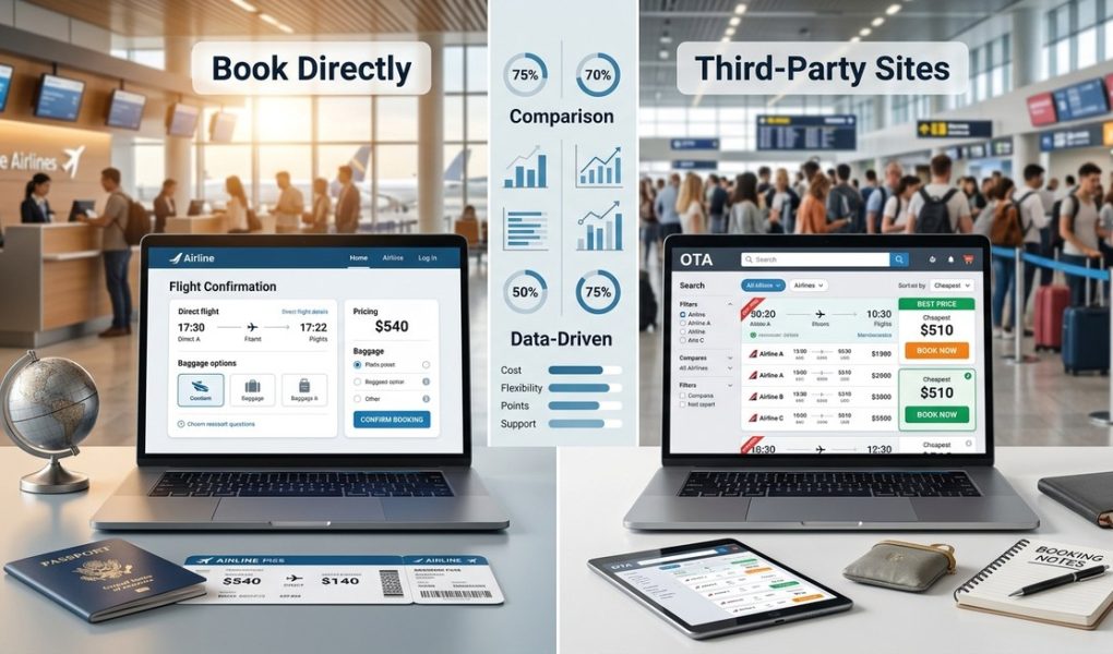 Should You Book Flights Directly or Through Third-Party Sites? A Data-Driven Answer